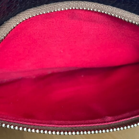 Dooney & Bourke Love Letter Carrier Crossbody Purse Pebble Grain Leather Black - Picture 6 of 8